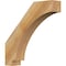 Ekena Millwork 4"W x 20"D x 20"H Imperial Rough Sawn Knee Brace, Western Red Cedar BRC04X20X20IMP00RWR - alternate 1